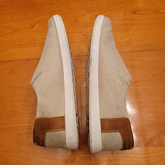 Chaco Ionia Loafer Canvas Leather Slip On Sand Tan size 7.5 - Picture 4 of 7